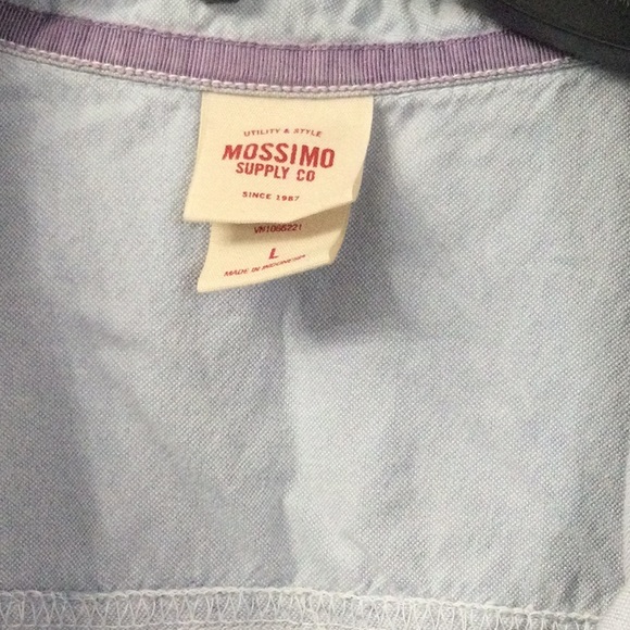 Mossimo denim button up sz L - Picture 2 of 3
